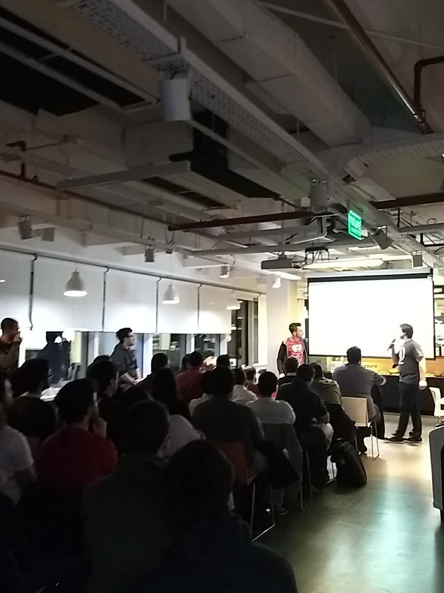 littleduuuuck's tweet photo. Segundo #meetup del año del equipo de  #SegInf de @ML_Argentina Nuevamente a sala llena y muchísimas personas con ganas de aprender y compartir buenas prácticas 💪💪💪 https://t.co/ZCTeFHaE3i