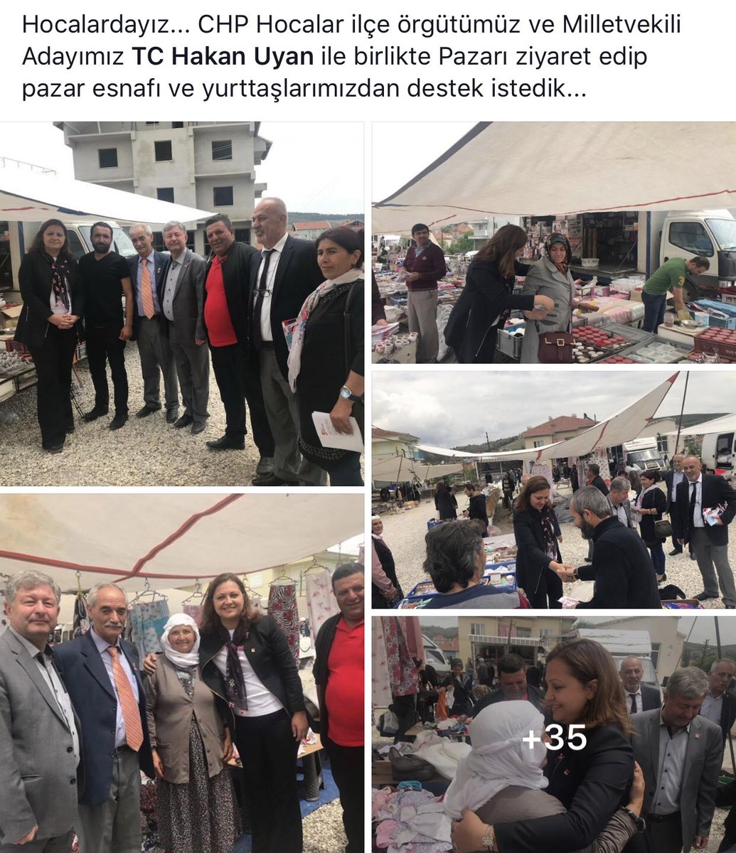 Hocalarda Pazar ve esnaf ziyaretinde bulunup yurttaşlarımızdan CHP İktidarı İçin destek istedik. <a href="/herkesicinCHP/">CHP 🇹🇷</a> <a href="/CHPMilletVekil/">CHP Milletvekilleri</a> <a href="/chpyapiyor/">CHP Yapıyor</a>