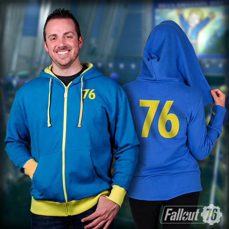 Fallout's tweet image. Are you ready for #BE3? Gear up with the latest items to celebrate #Fallout76: beth.games/2J9e59y