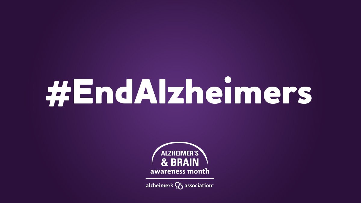 alzassociation's tweet image. Help turn Twitter purple. Use hashtag #EndAlzheimers to make our special emoji in honor of Alzheimer's and Brain awareness month appear!