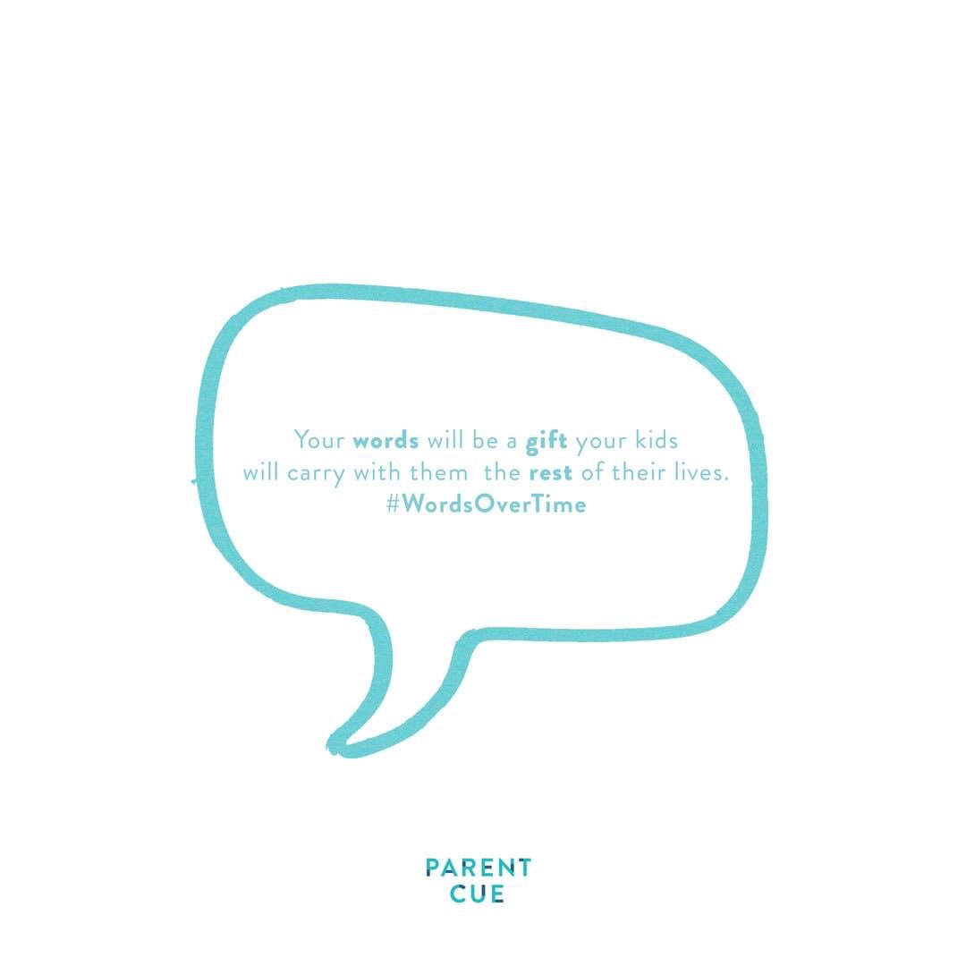 NateGalloway's tweet photo. Your words will be a gift your kids carry with them the rest of their lives. #WordsOverTime #Parenting #ParentCue @theparentcue #PiedmontKids #ForFamilies https://t.co/ddspxum6Zr