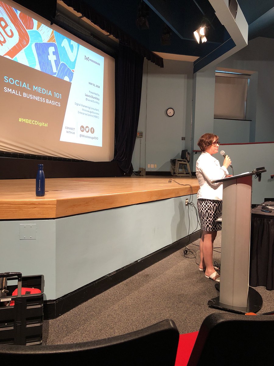 e_milywatson's tweet photo. Social Media 101 seminar is a go! Laura goes over the basics of small business #MBECDigital https://t.co/daV8L5CwpU