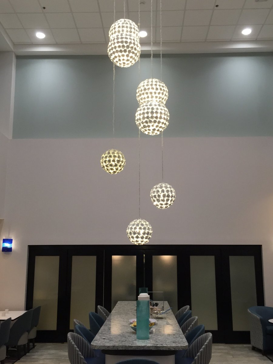 lightingfinds's tweet photo. Great display at a Hampton Inn lobby in South Mississippi!
#lightingdesign #lightfixture #lightingdisplay #display #Flowers #orbs #hotel #Mississippi #southmississippi #hamptoninn #lobby #white https://t.co/dpVVJsxijt