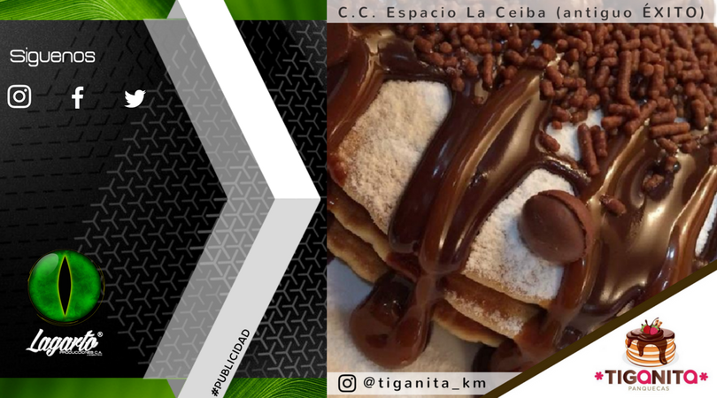 Darte un gusto ya no es un mito gracias a #Tiganita_KM de #Lunes a #Sabado en el #CCEspacioLaCeiba #Valencia #Viernes