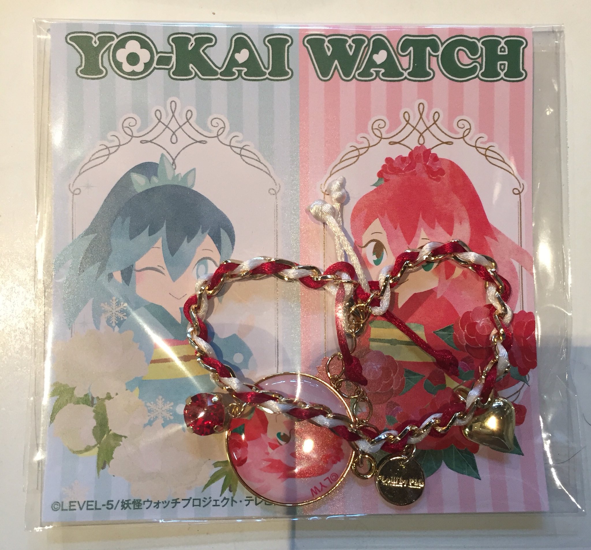 Tokyo Atom Loliiさんの妖怪ウォッチグッズが入荷しました コマさんとジバニャンのリボンヘアポニー オロチとエンマ大王と椿姫のミサンガ風ブレスレット チャームです O 妖怪ウォッチ