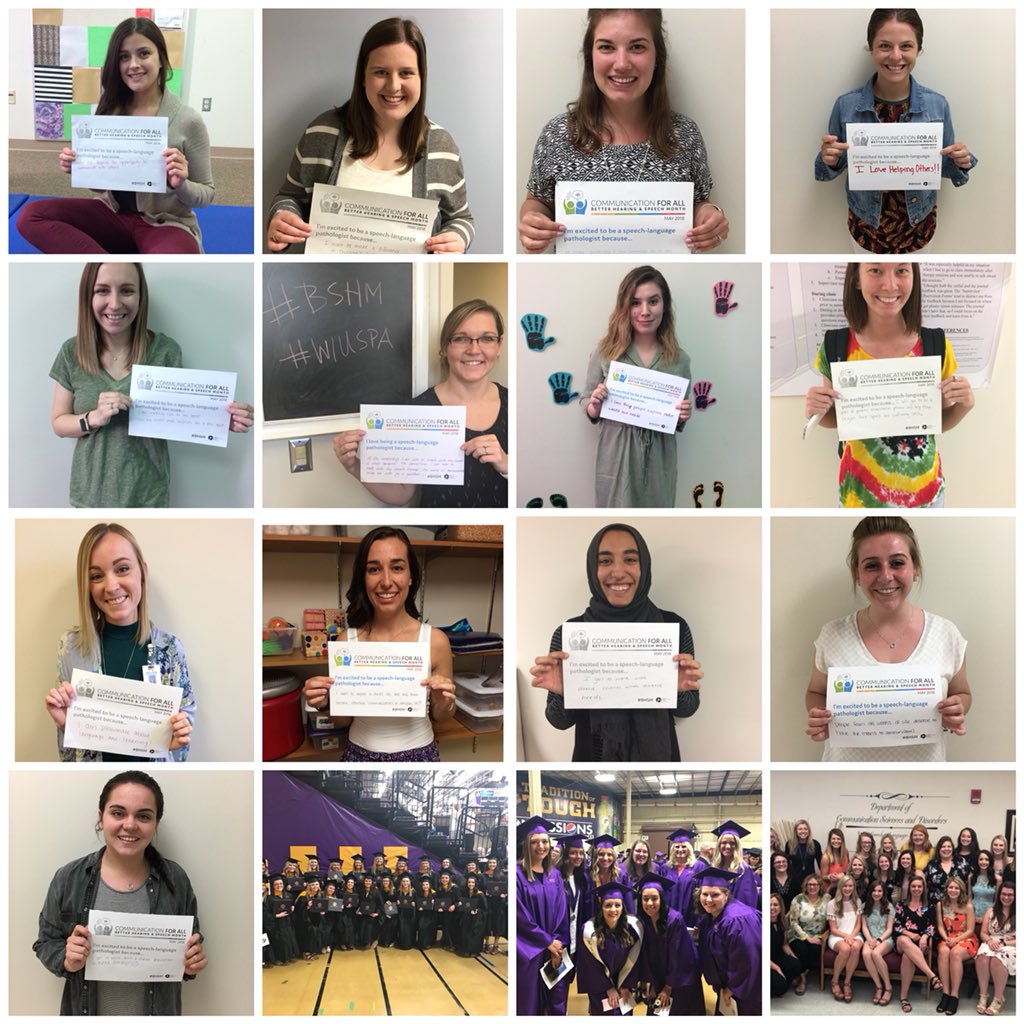 WIUSPA's tweet photo. Happy #BetterHearingSpeechMonth in review!! #31 reasons Stay tuned for June and Aphasia Awareness Month! #wiuspa https://t.co/ChLXGIvc8o