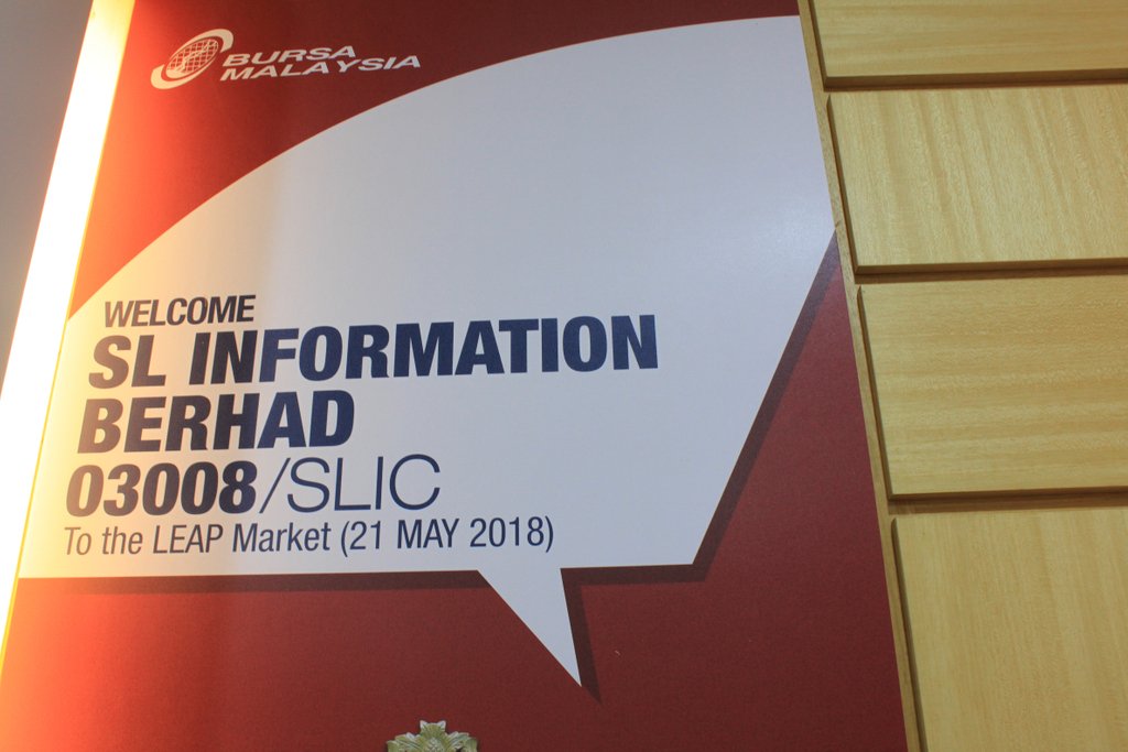 SLinformation's tweet photo. We have gone on Leap Market. Thank you for all the support. #slinformation #congratulation #bursa #malaysia https://t.co/xPD1tblBmr