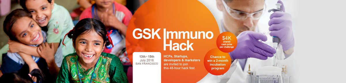 bemyapp's tweet photo. We’re partnering with @GSK to host #ImmunoHack – a 48-hour #hackathon happening in San Francisco to develop new #healthtech solutions to educate patients about vaccines. Learn more and join us: https://t.co/UJvB93pcjm https://t.co/5SKcRc2lwg