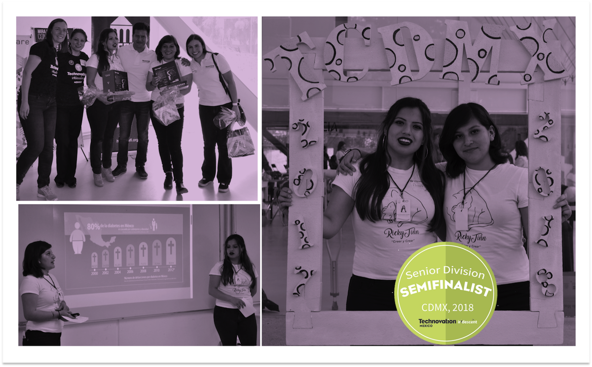 TechnovatioCDMX's tweet photo. ¡Muchas Felicidades RickyTinn - Semifinalista Mexicano División Senior! #Chicasporelcambio #Chicasentecnología #Chicasemprendiendo #technovation2018 https://t.co/6rscUdOKAW
