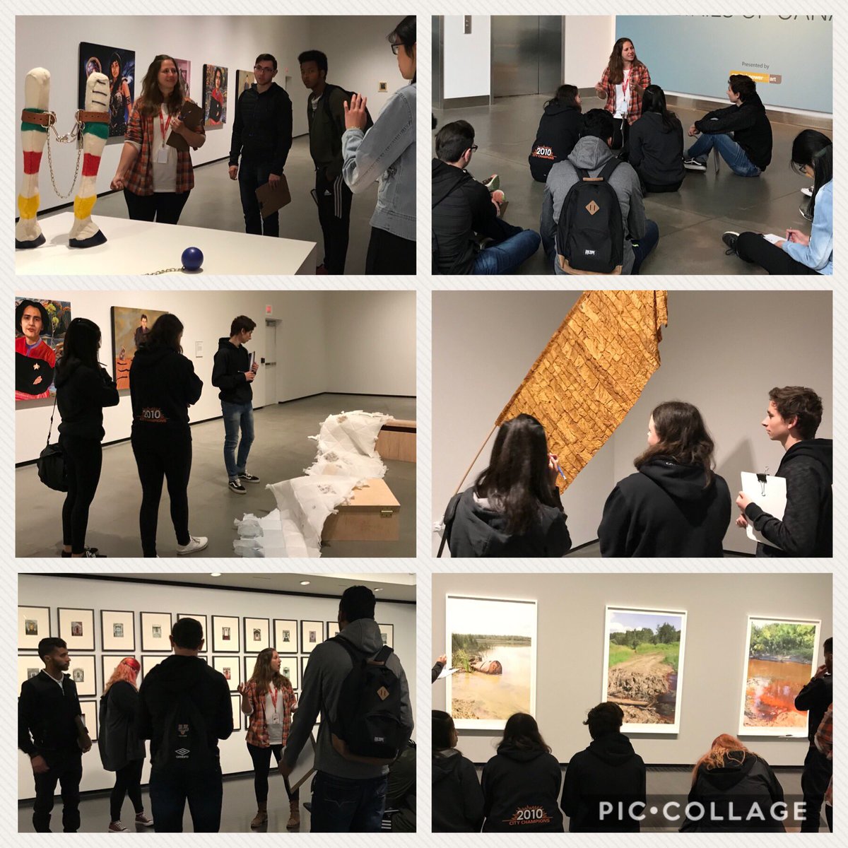 LazerteFrenchie's tweet photo. La sortie scolaire des étudiants de français @melazerte 🇫🇷 Excellente expérience culturelle 🎨 Une séance de formation sur l’analyse de l’art à l’Art Gallery of AB 🖼 suivit d’un repas authentique français à La Crêperie 🥞 Belle journée pleine d’apprentissage et de plaisirs 👌 https://t.co/5bN0Kp9CXL