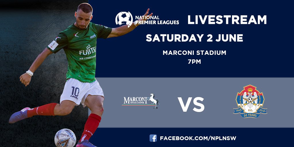 NPLNSW's tweet photo. LIVE STREAM ALERT: The NPL NSW Round 13 match between the @marconi_sfc VS @BWEFC can now be viewed L I V E on the NPL NSW Facebook Page

Stream Link: https://t.co/qtkejZSJz5

#NPLNSW https://t.co/ejWdHJNz62