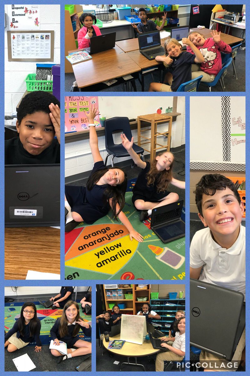Mrs. Hayes’ friends unwinding after a full morning of testing! They ROCKED! 🎸🎤🎼🕶<a href="/3rdgradenwes/">3rd grade NWES</a>