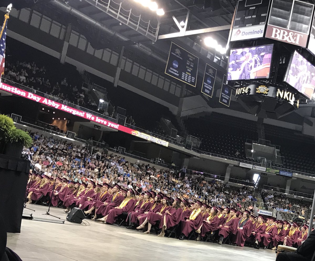 2018Cooper's tweet image. This is happening! Class of 2018 graduation!  🎓
