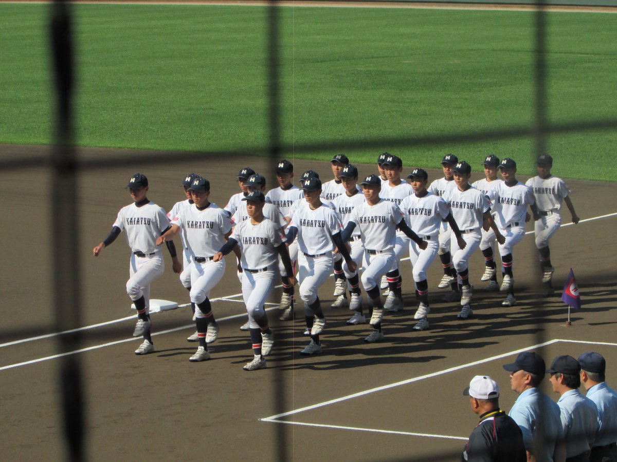 しげっち がんばろう日本 第65回nhk杯佐賀県高校野球大会 開会式入場行進 唐津東 唐津地区 鳥栖 三神地区