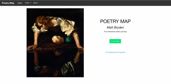 TheWritPlatform's tweet photo. "I created my own Google Map, dropping pins into places where a poem was composed or set." Matt Bryden introduces the Poetry Map. https://t.co/Pma8Gi60r3 https://t.co/g1a5VXADDH