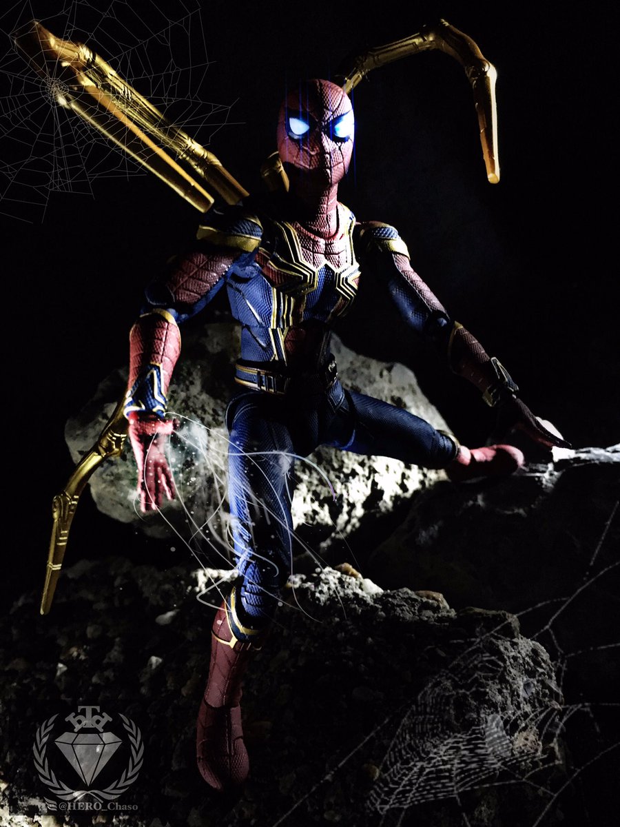 ピッピ บนทว ตเตอร Iron Spider マーベル スパイダーマン アイアンスパイダー アメコミ オモ写 フィギュアーツ写真部 フィギュア撮影友の会