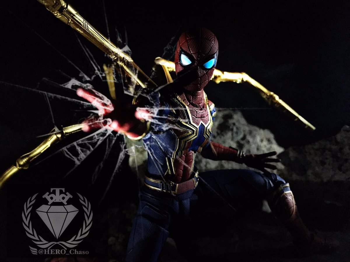 ピッピ บนทว ตเตอร Iron Spider マーベル スパイダーマン アイアンスパイダー アメコミ オモ写 フィギュアーツ写真部 フィギュア撮影友の会