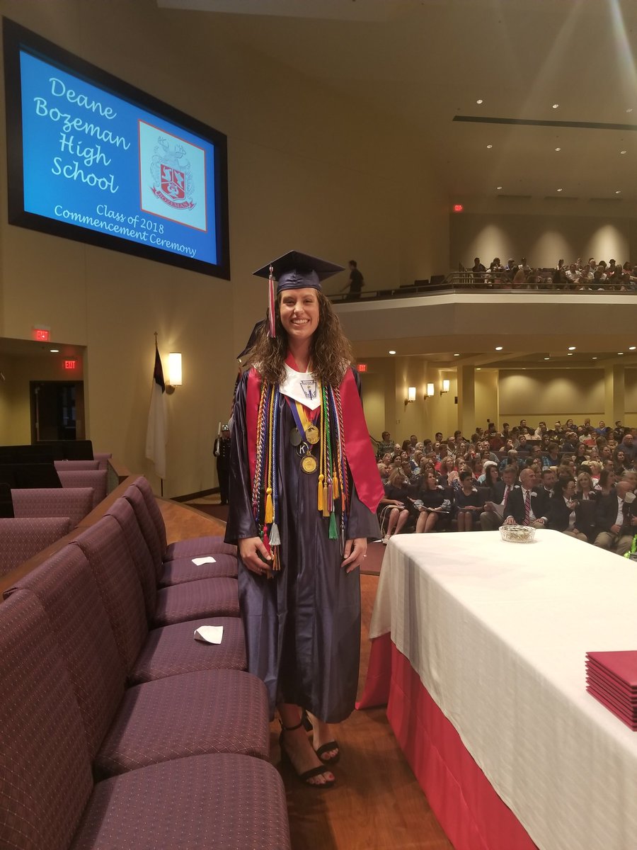 BDS_Supt's tweet photo. Congratulations @BozemanSchool Class of 2018!  They must have saved the best for last they told me🤗 Go Bucks! https://t.co/bH83Qb9nNT