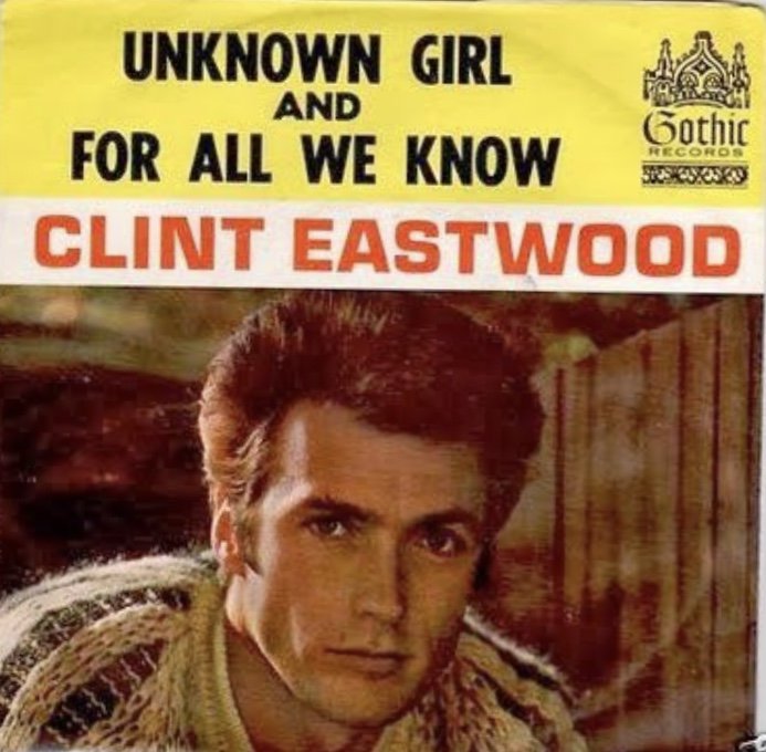 Happy bday Clint Eastwood here s a record by him 