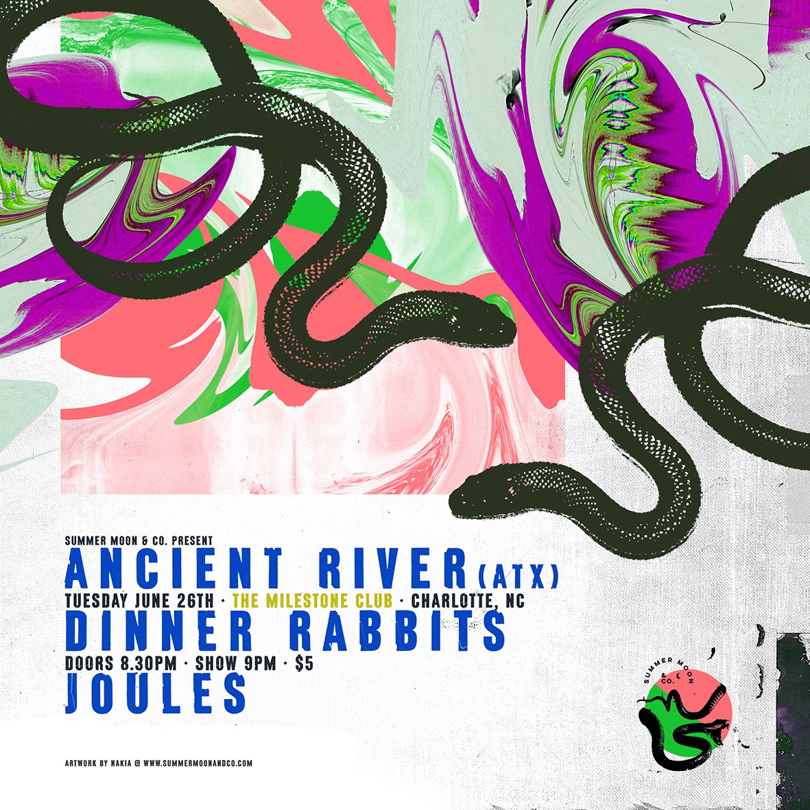 theAncientRiver's tweet photo. SHOW ⌁ CHARLOTTE, NC ⌁ Tuesday June 26th at @milestoneclub w/ @theAncientRiver +
@dinnerrabbits + Joules!
Event Page >> https://t.co/ZZd9p7QN1f
Listen >>
https://t.co/w154a1HryF
Help us spread the word #afraidofthebear #CLCLT #CharlotteMag https://t.co/LHfaSKAfff