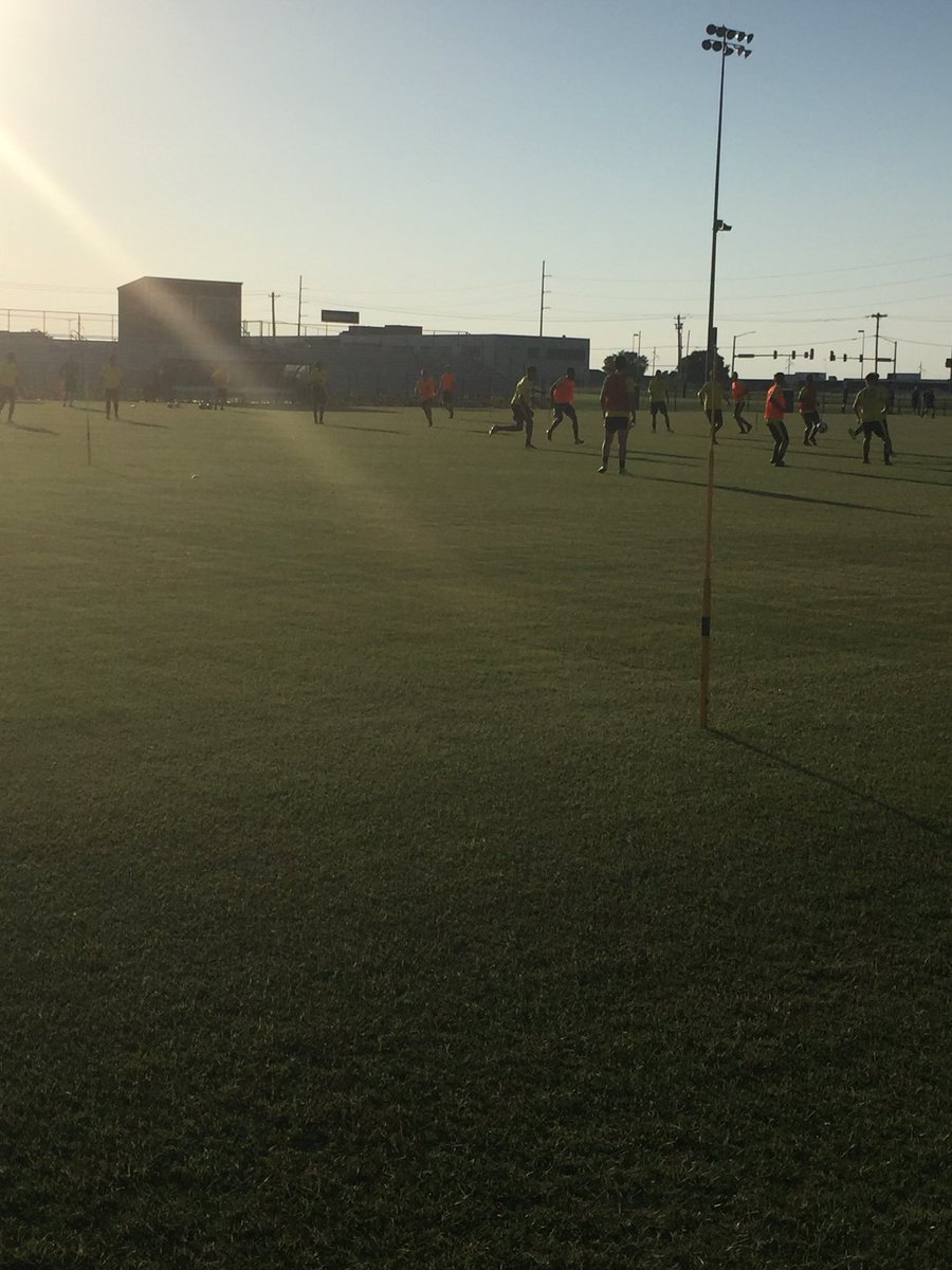 OKC1889's tweet image. OKC 1889 Working hard tonight! The UPSL team makes sure everything is on point before its game Sunday against Dallas Elite FC while the U23 team keeps adjusting and getting in shape! Good job boys! #EveningGrind