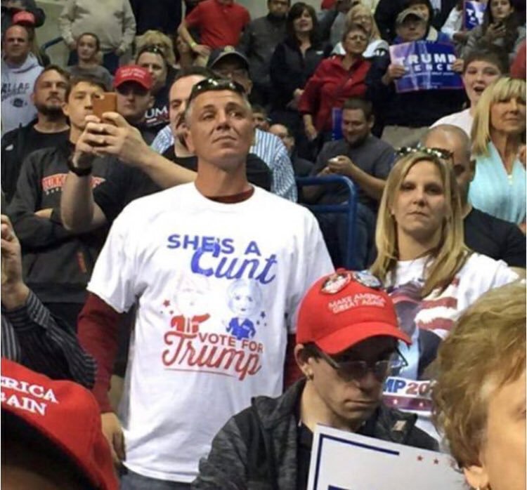 Wikkid_Buc's tweet image. He wasn't the only one. Miss us with that #FakeOutrage Donald trump voters! #CuntGate. Samantha Bee didn't say anything that hadn't been said by the @WhiteHouse or its supporters already. @iamsambee I wouldn't have apologized, trump owes us Americas years of apologies.