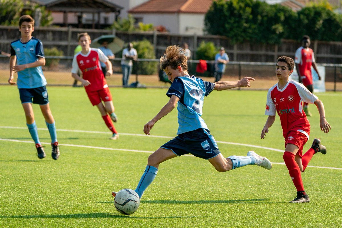 SydneyFC's tweet photo. GAME DAY | Best of luck to our Academy teams in action today against Marconi at Lambert Park! U13's KO 9:45am, stay tuned for final scores... #SydneyIsSkyBlue https://t.co/7WDglTXEYs