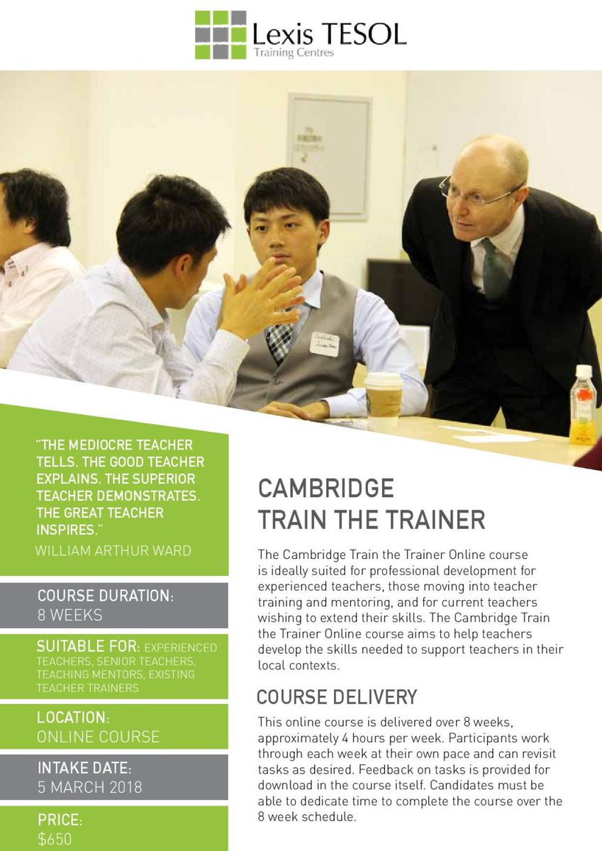 Lexis TESOL tweet media