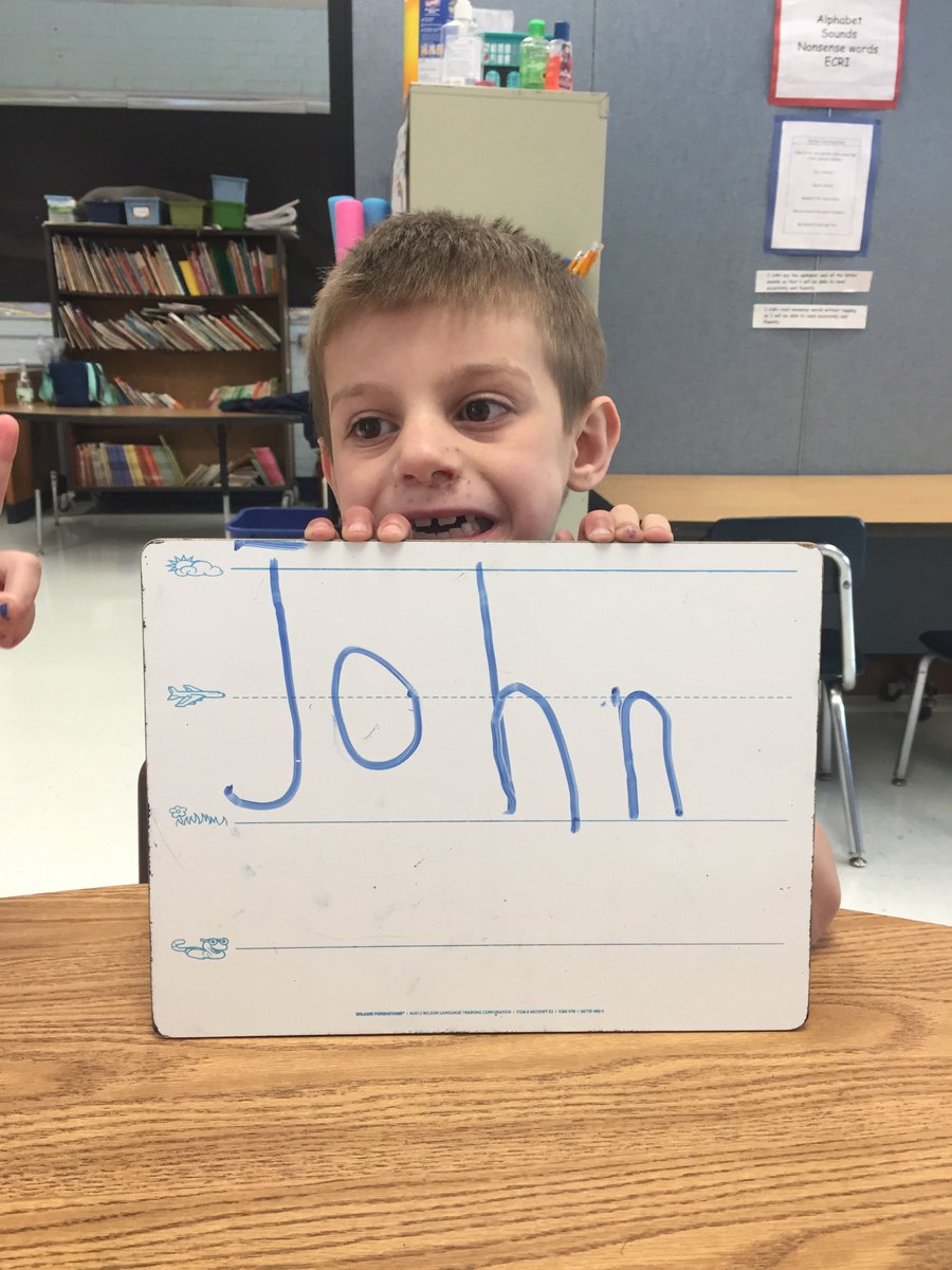 mennonek's tweet photo. So #MomauguinProud of this boy today! He’s been working so hard on tracing his name for months! Today we started letter formation and he just did this on his own! No more tracing! #practicemakesperfect  @diane_mackinnon @burke_davia https://t.co/gzoajiS03j