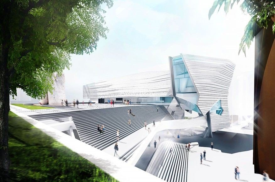 GoCalifornias's tweet image. #CAsArchitecture | ArchitectMagazine.com: The Orange County Museum of Art (@ocmuseumofart), today unveiled the design for the museum’s new building at Segerstrom Center for the Arts (#segerstromarts) in #CostaMesa, #CA, created by #MorphosisArchitects.