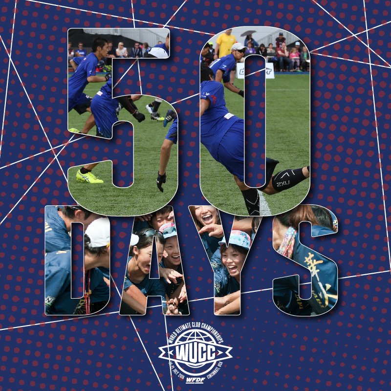 wfdf_wucc's tweet image. 50 days to go until we crown our #wucc2018 champions! 

Tickets: bit.ly/2FEzgxG
Volunteer: bit.ly/2KxqJ2w

📷: @DiscraftULT + @UltiPhotos 

#wfdf #flyingdisc #worldchampionship #ohio #cincinnati #lebanonohio #masonohio