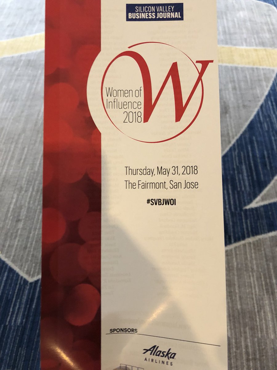 svbizrobert's tweet photo. We are in the house for @svbizjournal #SVBJWOI Women of Influence. Thanks @AlaskaAir @KPMG and @UnionBank https://t.co/Jv7EaqBuof