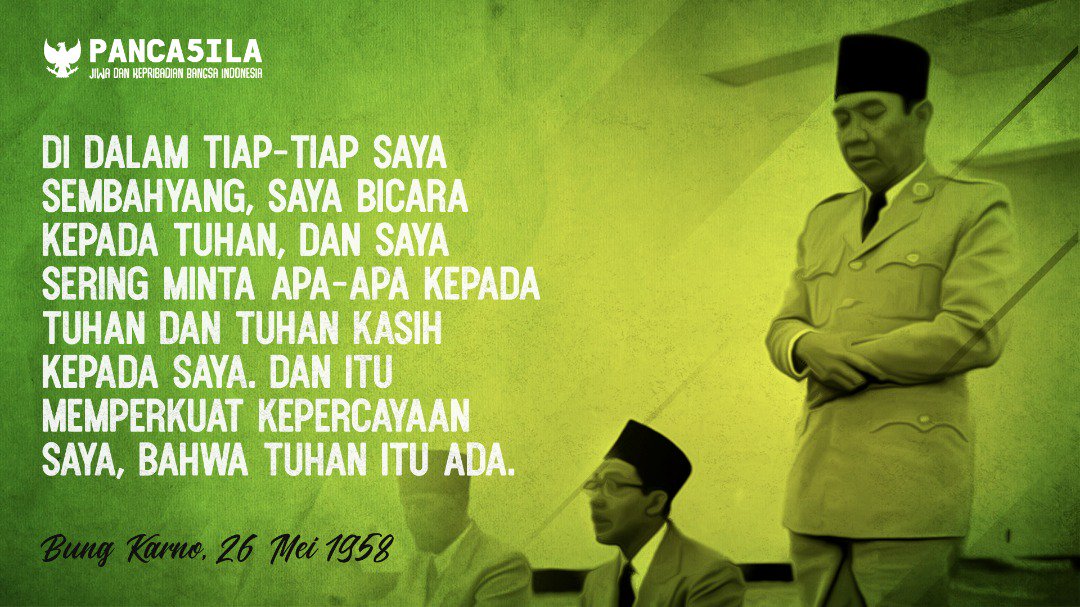 rpgnass's tweet photo. Selamat Memperingati 73 tahun  hari lahirnya pancasila 1 Juni 1945

#KitaPancasila
#PancasilaZamanNow
#JuniBulanBungKarno
#temannyaRudyGoniPancasila

salam
#TemannyaRPG
#NamakuRUDY
#TemannyaRUDY https://t.co/aJtV71RazI