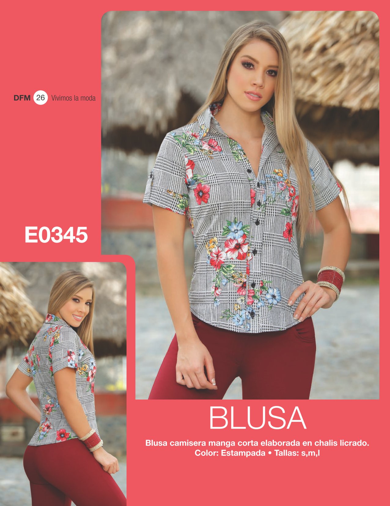 DFans on Twitter: "NUEVO CATALOGO E0345 BLUSA CAMISERA MANGA CORTA EN CHALIS LICRADO Color estampado Tallas S-M-L Síquenos https://t.co/BGH2n2eclB #moda #jeans #blusas #catalogo #vestidos / Twitter