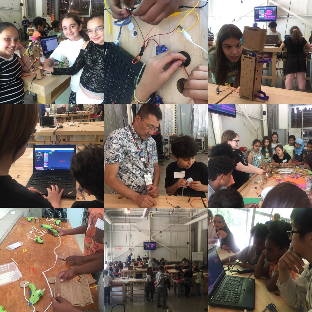 MsYeeGPS's tweet photo. Pt. II Gr.5/6 @TDSB_Grenoble students participating in a Cardboard Robot Hacking workshop @OntScienceCtr Unleashing curiosity, engineering, creativity & imagination❗️#stem #science #design #engineering #fun #learning #elementary #school #community #robotmaking #collaboration https://t.co/kHywh7wGht