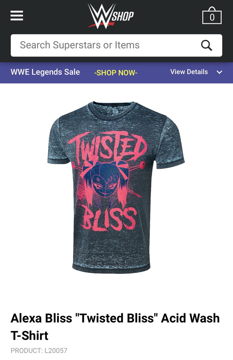 AlexaBliss_WWE's tweet photo. New on @WWEShop !! https://t.co/7uwF9MSUbi