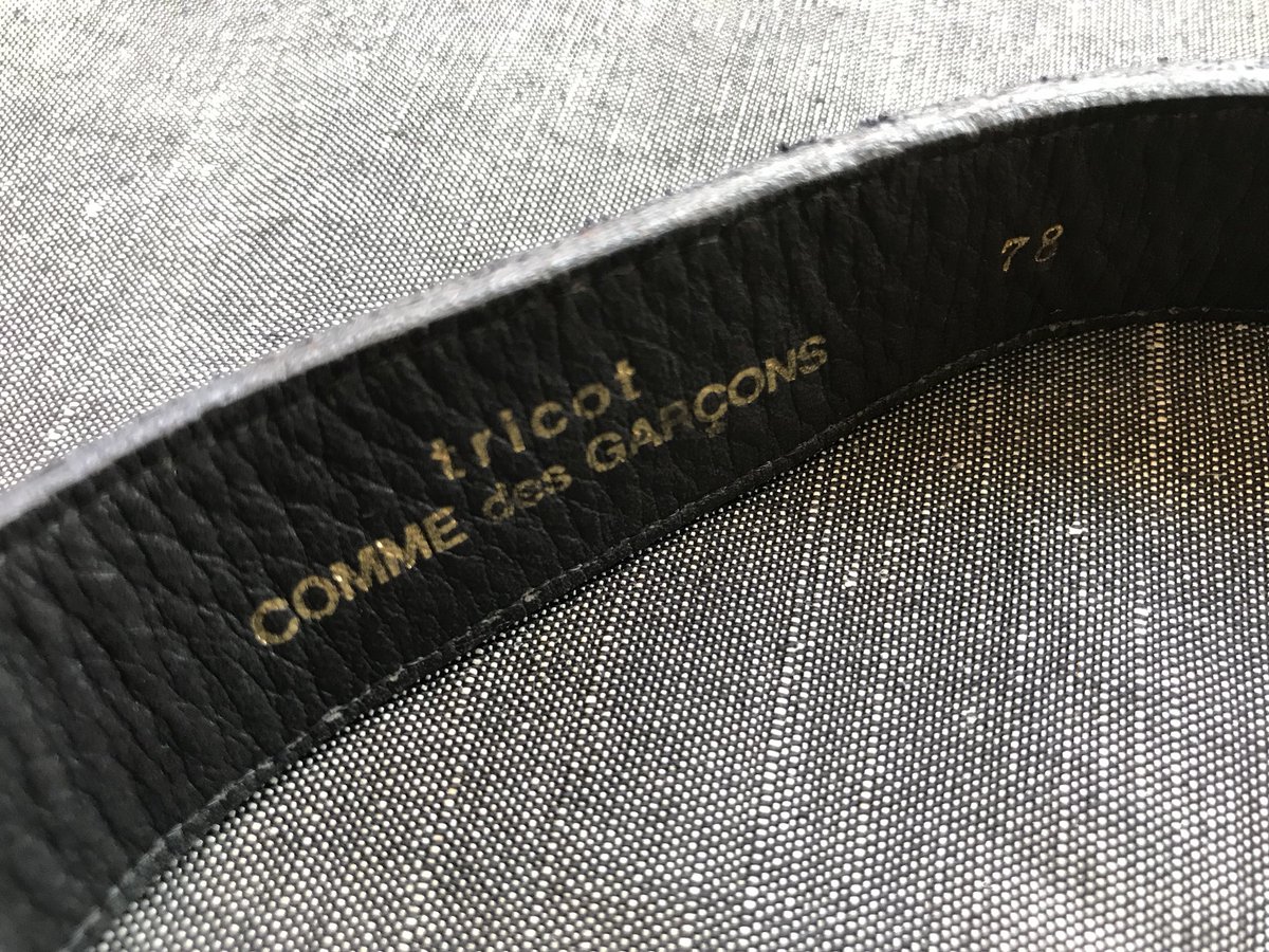 All My Loving Tricot Comme Des Garcons Belt Pouch ベルトとウエストポーチ一体型のギャルソンらしい斬新なアイテム ワンピース等と重ねてウエストマークにもお使い頂けます オールマイラビング 古着屋 福島 郡山 Allmyloving Used Vintage