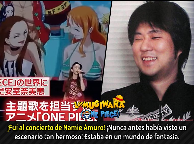 Los Mugiwara One Piece Twitterren Comentarios De Oda En La Wsj Sobre El Concierto De Namie Amuro Cantante Del Opening Fight Together Y Hope Al Que Asistio Hace Poco Namie Amuro Pondra