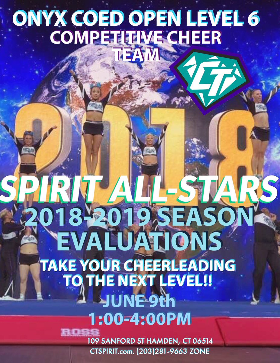_spiritzone's tweet photo. Just incase you missed our first tryout out, we are holding another tryout for all levels and dance! Come be apart of the family of jewels!💎 https://t.co/HXCHTTCbCG