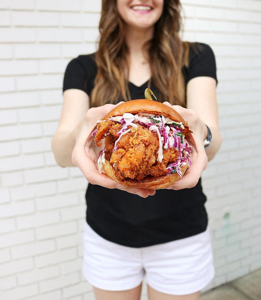 It’s okay if you have to use a fork &amp; knife for our OG Chicken Sandwich… We won’t judge.. Too much (; 
Photo Credit: <a href="/somuchlifeblog/">Kelsey</a>