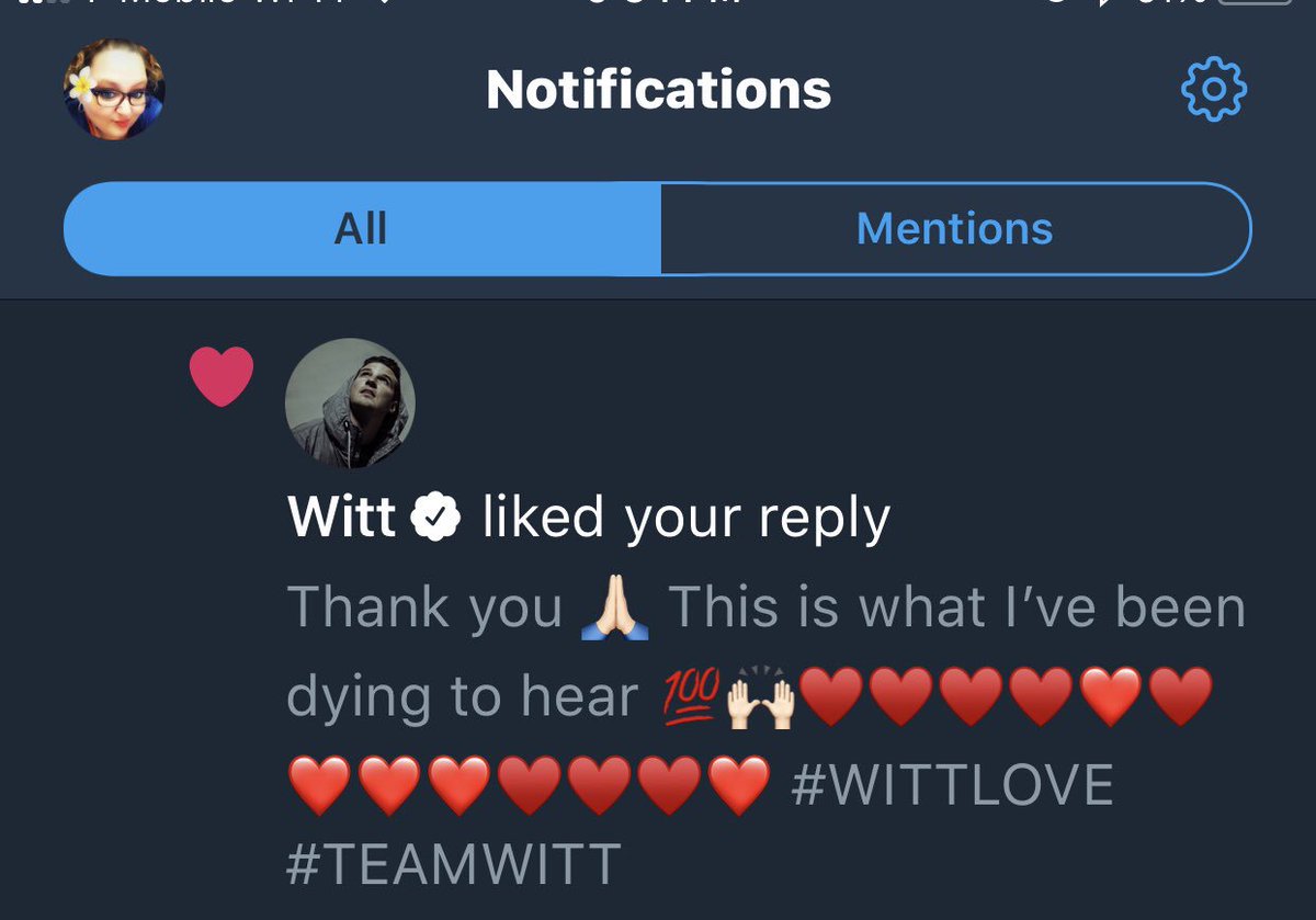 Charity_L108's tweet photo. This makes me sooo happy 💯🙌🏻♥️♥️♥️ #TEAMWITT #WITTLOVE #WITTSEASON #WITTSWORLD https://t.co/bSG3zGIwmb