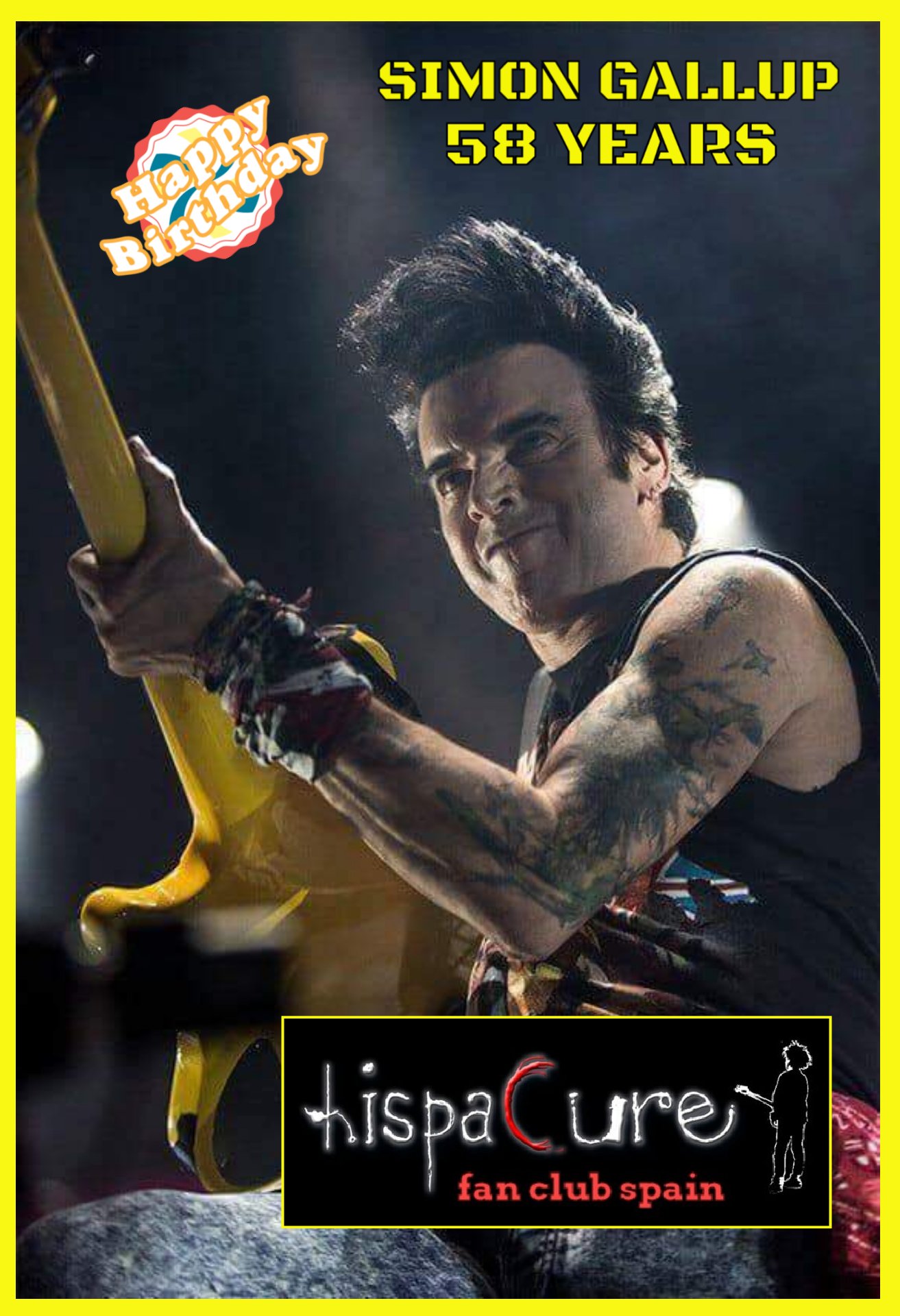  HAPPY BIRTHDAY SIMON GALLUP!! 