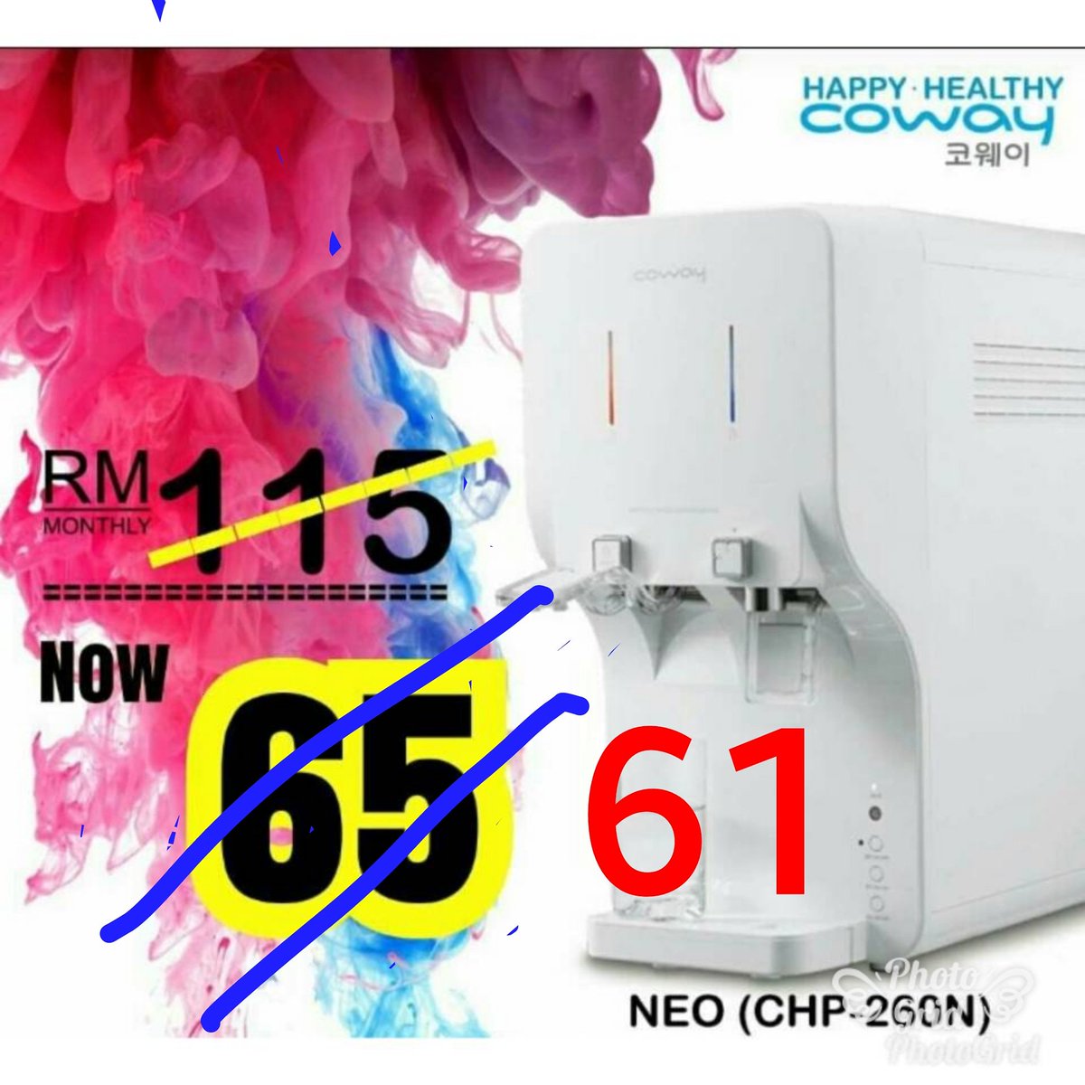 Johanaliza2's tweet photo. *LAST CALL WITHOUT GST*‼* 
*🔈🔈DARI RM65 ➡ RM61*
*RM 61 SIAP PASANG*‼‼‼
*Stock Limited*
*Plan Rm61*
✅Blacklist 
✅Ctos
✅Cris
Tank kapasiti
🔥1.0L
💧2.5L
❄2.3L
Total *5.8Liter*
✅Fast filter action 
✅service every 2 months 
✅changing filter every 4 months
018 2434262 https://t.co/RKNdhlWm9z