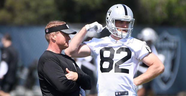 WATCH: Jon Gruden leads singing of happy birthday to WR Jordy Nelson:   