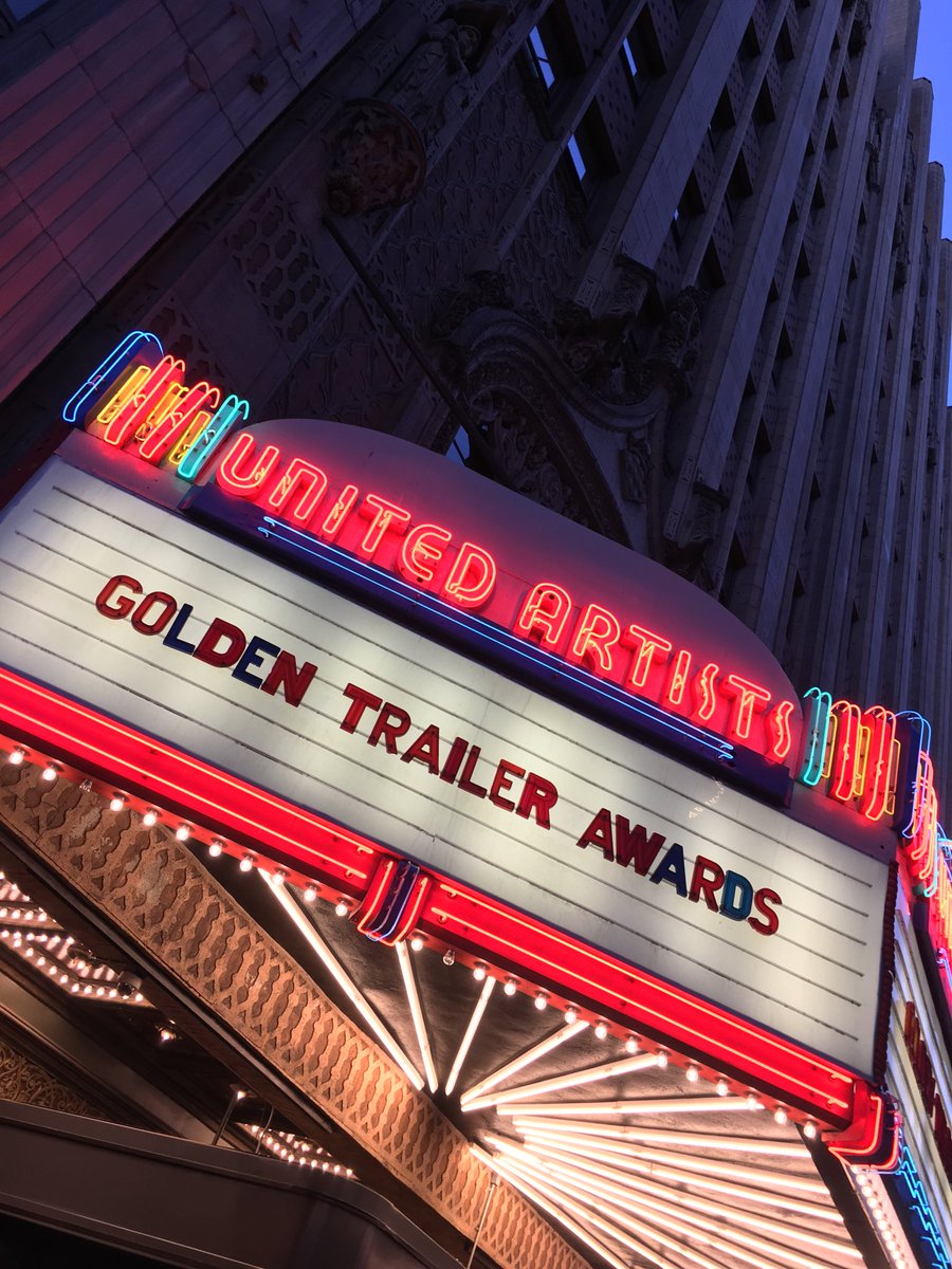 Moments away from the greatest show in Hollywood. #gta19 #goldentrailerawards