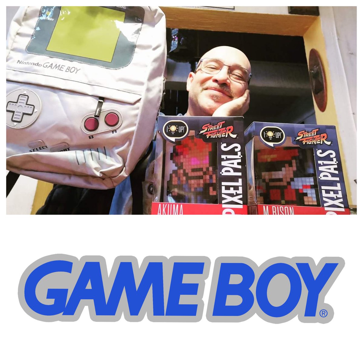 RinconSalfate's tweet photo. Esta semana me rajo con una mochila Nintendo Game Boy original y dos maravillosas lámparas PixelPals de Street Fighter. Tienes plazo hasta el viernes 8 de Junio para participar por este pack. Solo tienes que compartir y comentar esta publicación. Suerte amigos!!! https://t.co/my3pZcKJ1X