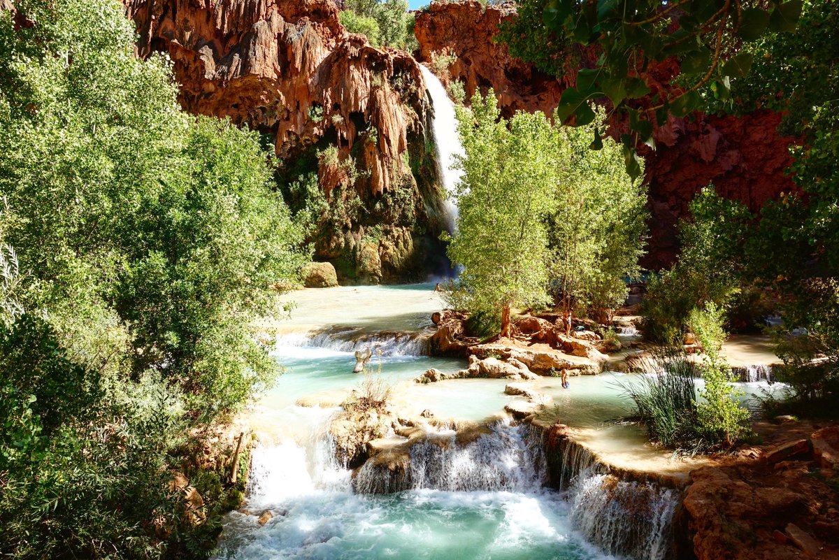 Wake me up. Am I dreaming?
#HavasupaiFalls

#havasupai #havasufalls #havasu #MooneyFalls #Mooney #BeaverFalls #waterfallsfordays #hike #hiking #roadlesstravelled #supai #grandcanyon #backpacking #travelphotography #beautiful #journey #adventure #outdoors #happiness #wanderlust