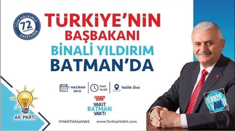 Başbakanımız Sn. Binali YILDIRIM’ın teşrifleriyle 1 Haziran Cuma günü saat 16.00’da Valilik önünde gerçekleştirilecek olan mitingimize tüm hemşehrilerimiz davetlidir.
<a href="/Ziverozdemir/">Ziver ÖZDEMİR</a>