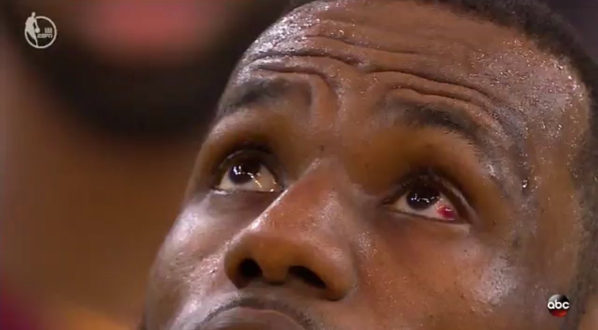 SN_Ohio's tweet photo. Remember when Draymond threw a tantrum because he didn’t touch LeBron’s face https://t.co/LoSY7senEs