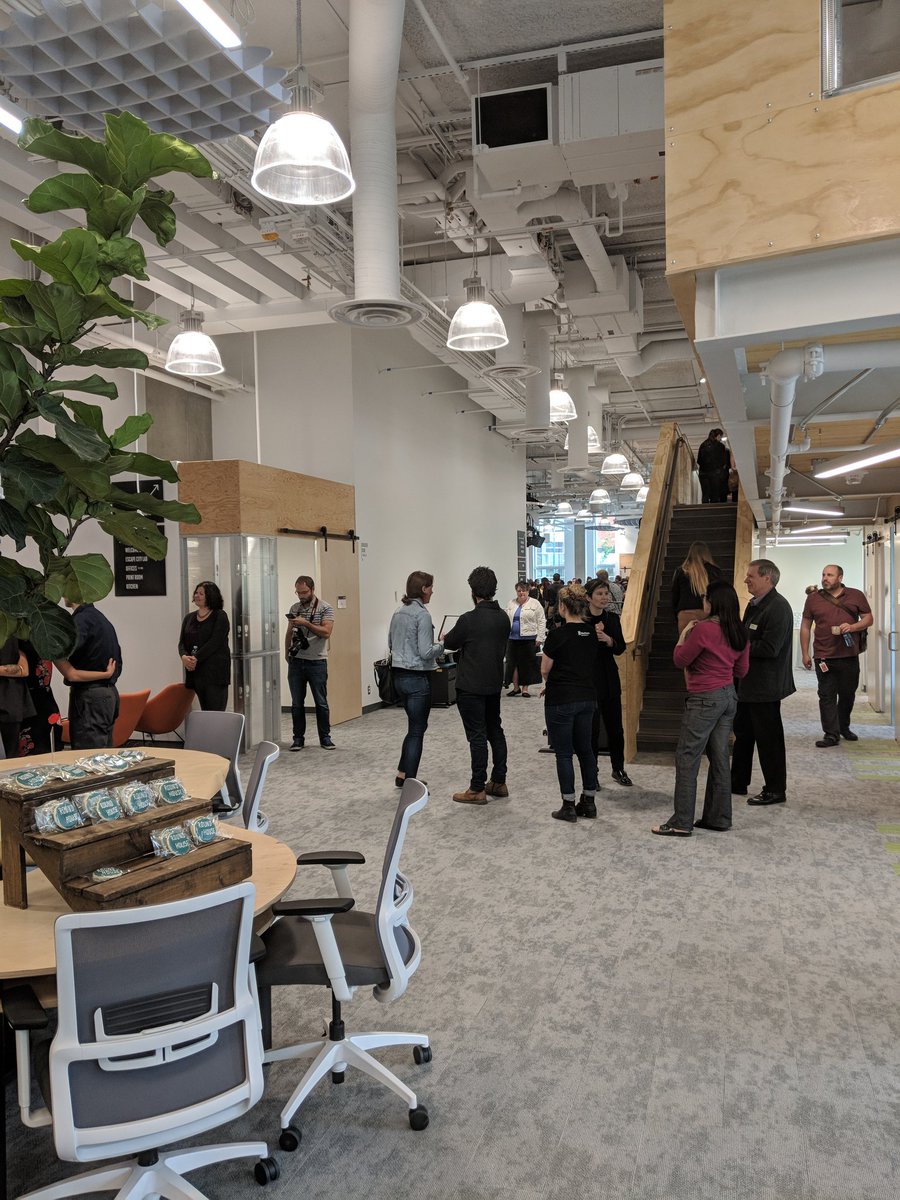 leftof_centre's tweet photo. Had a great time checking out the brand new @roundhousechng at their Grand Opening today! Beautiful space for an awesome purpose! #changemakers #yeg https://t.co/F4d0MfDtWu